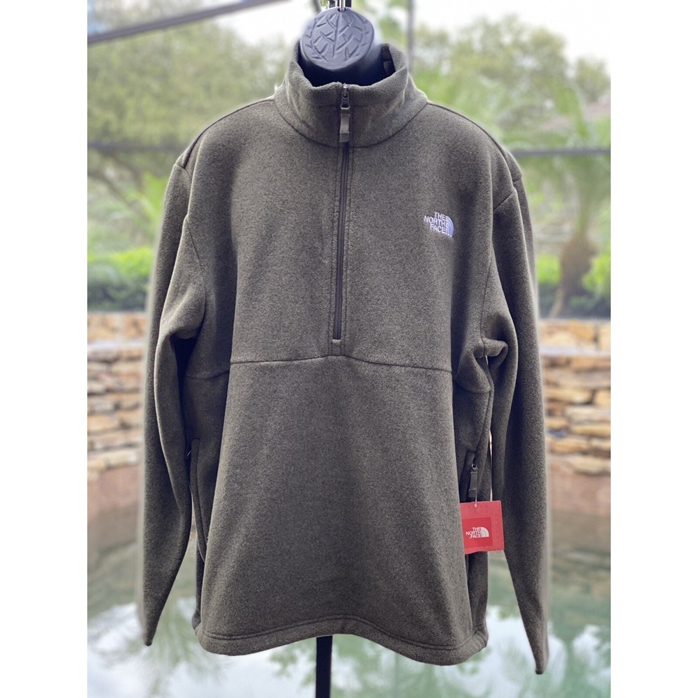 The North Face XL Campell 1/2 Zip Pullover Jacket for Men Green, New with Tags